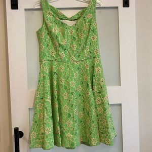 Pink and green Lilly Pulitzer size 6 dress